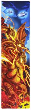 Stern Godzilla Premium Backbox Decal - Left